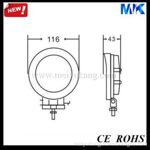LED Work Light for Engineering Machinery, Truck lights, LED forklight
